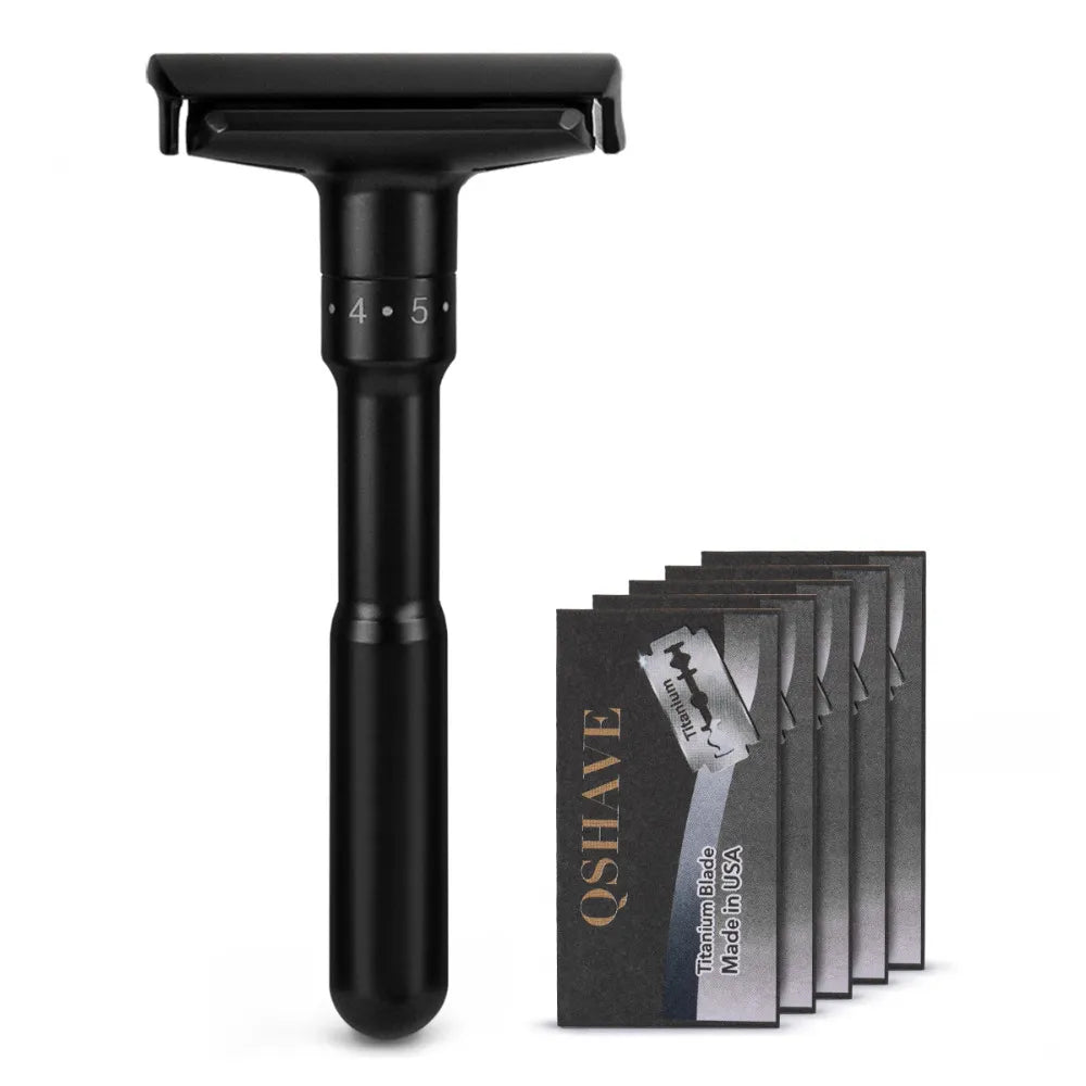 Custom Luxurious Black Adjustable Razor