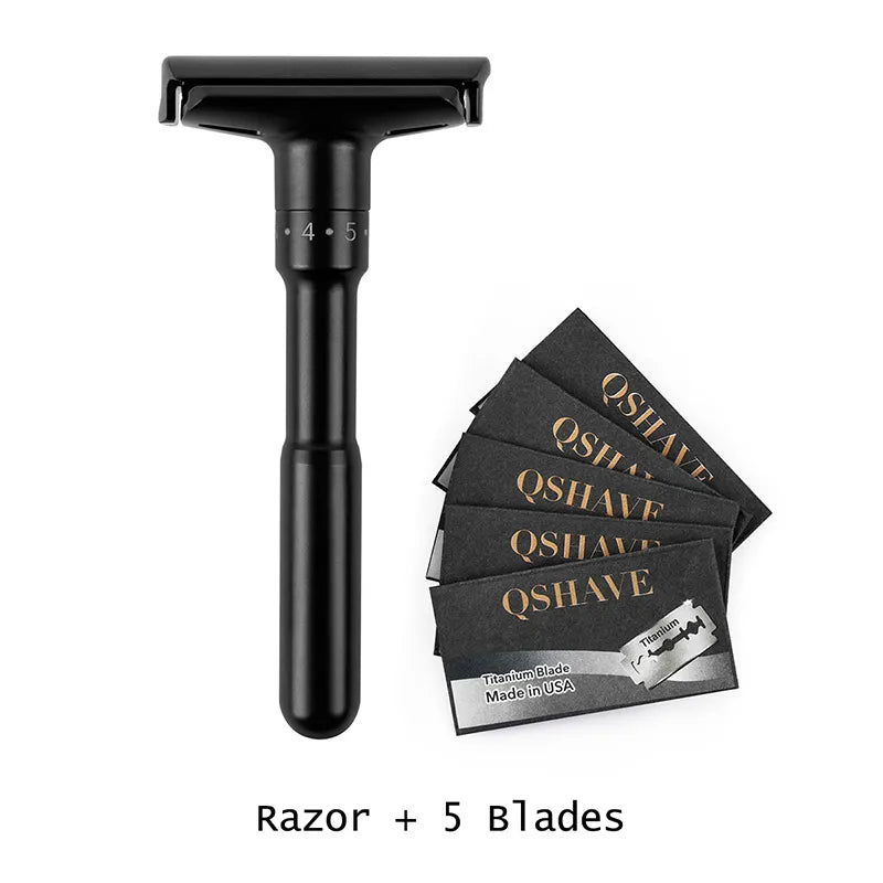 Custom Luxurious Black Adjustable Razor